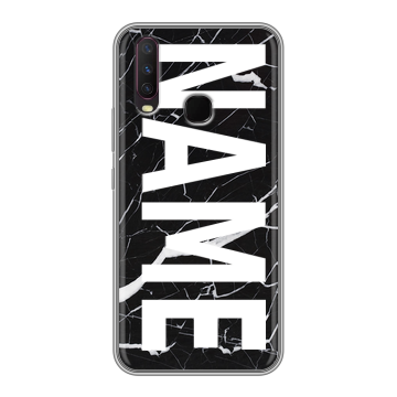 Силиконовый чехол на Vivo Y17 с принтом NAME
