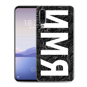 Силиконовый чехол на Meizu 16Xs с принтом ИМЯ
