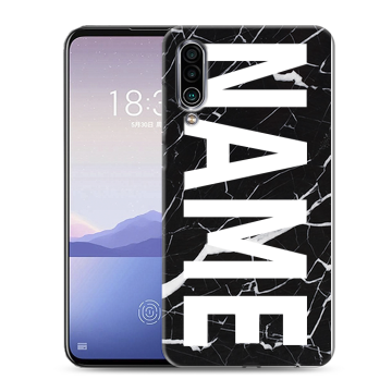 Силиконовый чехол на Meizu 16Xs с принтом NAME