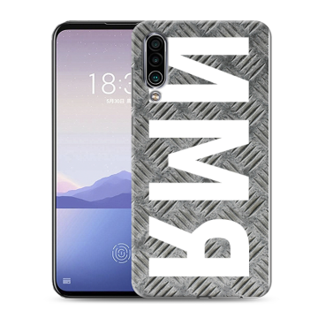 Силиконовый чехол на Meizu 16Xs с принтом ИМЯ