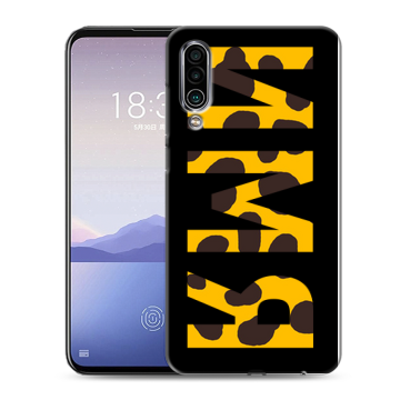 Силиконовый чехол на Meizu 16Xs с принтом ИМЯ