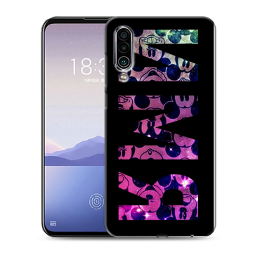 Силиконовый чехол на Meizu 16Xs с принтом ИМЯ
