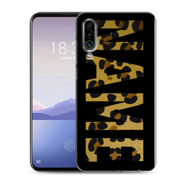 Силиконовый чехол на Meizu 16Xs с принтом NAME