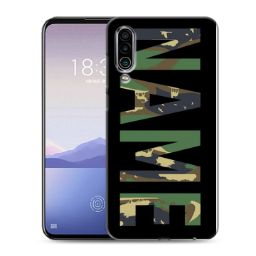 Силиконовый чехол на Meizu 16Xs с принтом NAME