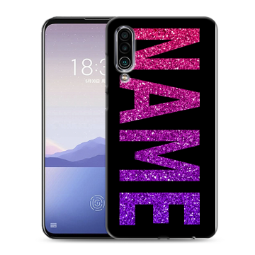 Силиконовый чехол на Meizu 16Xs с принтом NAME