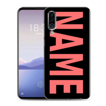 Силиконовый чехол на Meizu 16Xs с принтом NAME