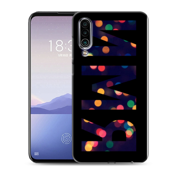 Силиконовый чехол на Meizu 16Xs с принтом ИМЯ