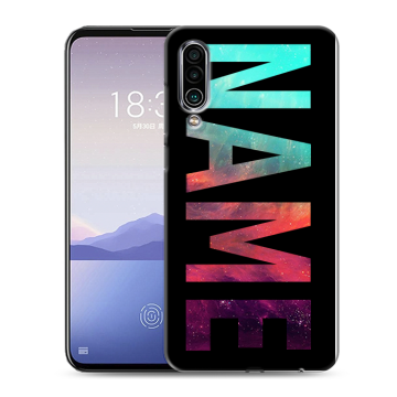 Силиконовый чехол на Meizu 16Xs с принтом NAME