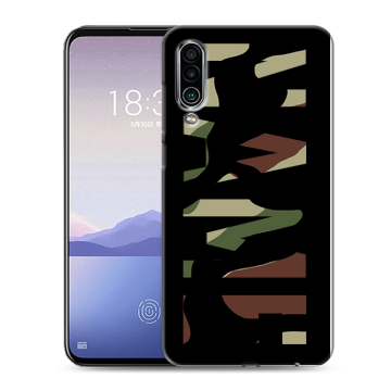 Силиконовый чехол на Meizu 16Xs с принтом NAME