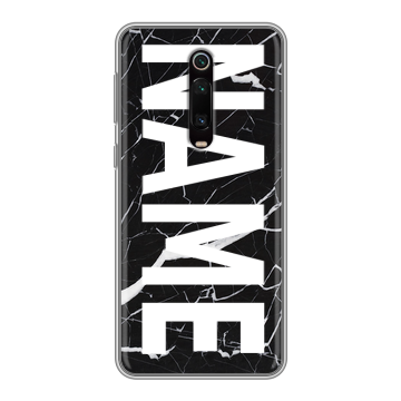 Силиконовый чехол на Xiaomi Mi 9T с принтом NAME