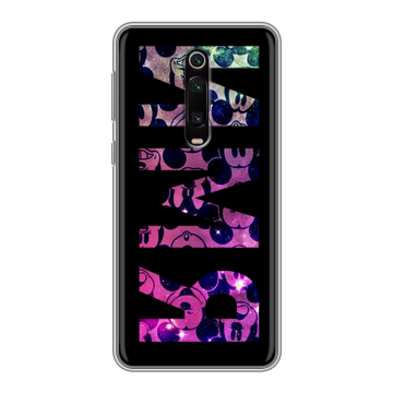 Силиконовый чехол на Xiaomi Mi 9T с принтом ИМЯ