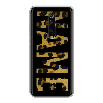Силиконовый чехол на Xiaomi Mi 9T с принтом NAME