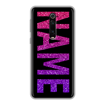 Силиконовый чехол на Xiaomi Mi 9T с принтом NAME