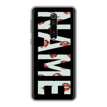 Силиконовый чехол на Xiaomi Mi 9T с принтом NAME