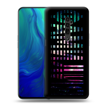 Пластиковый чехол на OPPO Reno 10x Zoom с принтом ФАМИЛИЯ