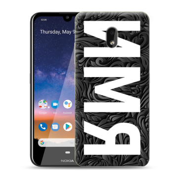 Силиконовый чехол на Nokia 2.2 с принтом ИМЯ