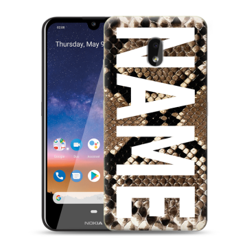 Силиконовый чехол на Nokia 2.2 с принтом NAME