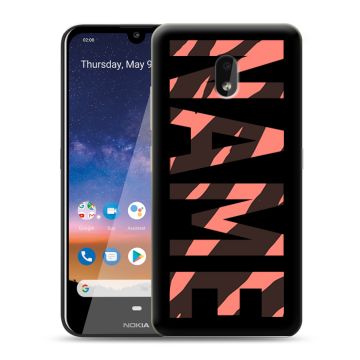 Силиконовый чехол на Nokia 2.2 с принтом NAME