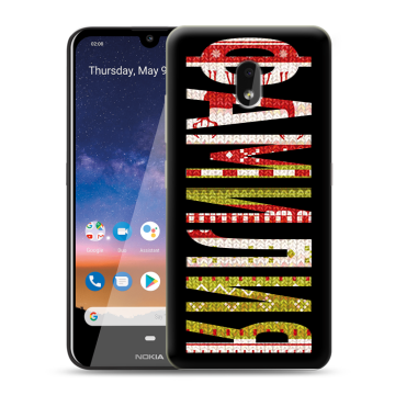 Силиконовый чехол на Nokia 2.2 с принтом ФАМИЛИЯ