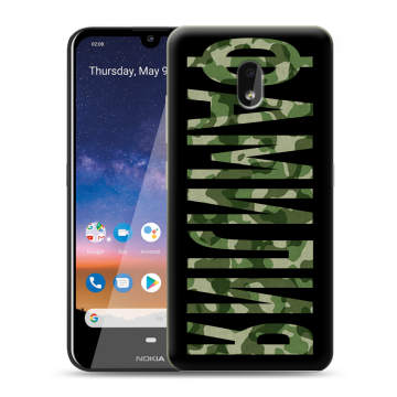 Силиконовый чехол на Nokia 2.2 с принтом ФАМИЛИЯ