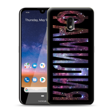 Силиконовый чехол на Nokia 2.2 с принтом ФАМИЛИЯ