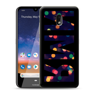 Силиконовый чехол на Nokia 2.2 с принтом ИМЯ