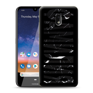 Силиконовый чехол на Nokia 2.2 с принтом ФАМИЛИЯ