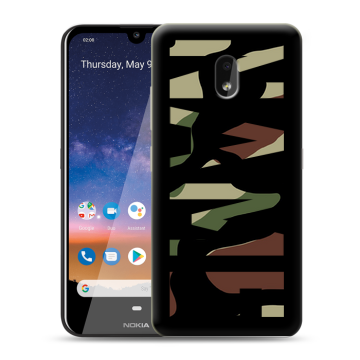 Силиконовый чехол на Nokia 2.2 с принтом NAME
