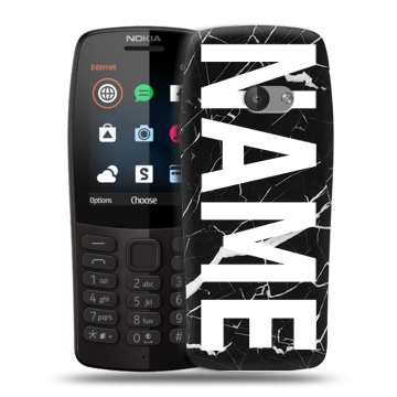 Силиконовый чехол на Nokia 210 с принтом NAME