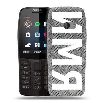 Силиконовый чехол на Nokia 210 с принтом ИМЯ