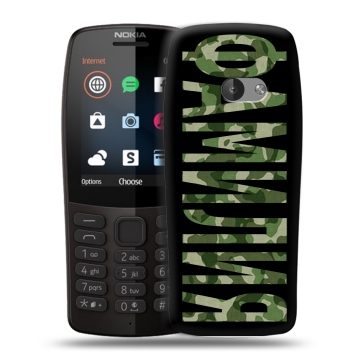 Силиконовый чехол на Nokia 210 с принтом ФАМИЛИЯ