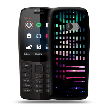 Силиконовый чехол на Nokia 210 с принтом ФАМИЛИЯ