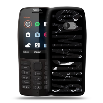 Силиконовый чехол на Nokia 210 с принтом ФАМИЛИЯ