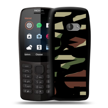 Силиконовый чехол на Nokia 210 с принтом NAME