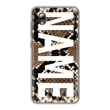 Силиконовый чехол на ZTE Blade A3 (2019) с принтом NAME