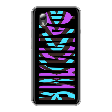 Силиконовый чехол на ZTE Blade A3 (2019) с принтом ФАМИЛИЯ