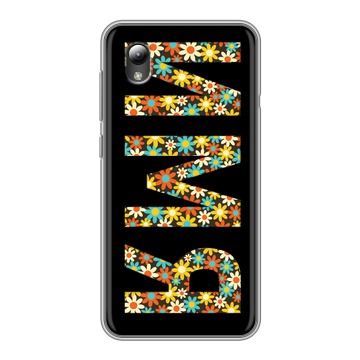 Силиконовый чехол на ZTE Blade A3 (2019) с принтом ИМЯ