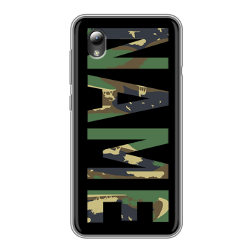 Силиконовый чехол на ZTE Blade A3 (2019) с принтом NAME