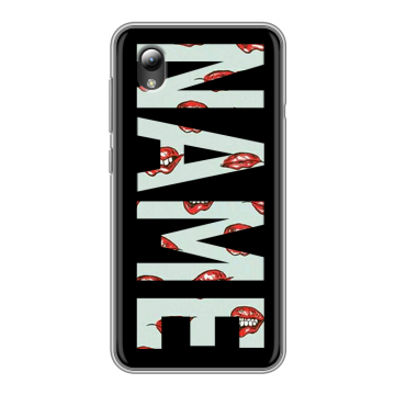 Силиконовый чехол на ZTE Blade A3 (2019) с принтом NAME