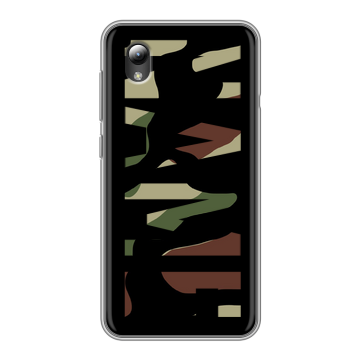 Силиконовый чехол на ZTE Blade A3 (2019) с принтом NAME