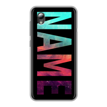 Силиконовый чехол на ZTE Blade L8 с принтом NAME