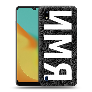 Силиконовый чехол на ZTE Blade A7 (2019) с принтом ИМЯ