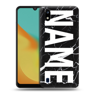 Силиконовый чехол на ZTE Blade A7 (2019) с принтом NAME