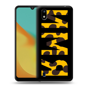 Силиконовый чехол на ZTE Blade A7 (2019) с принтом ИМЯ