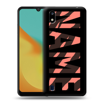 Силиконовый чехол на ZTE Blade A7 (2019) с принтом NAME