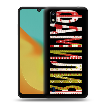 Силиконовый чехол на ZTE Blade A7 (2019) с принтом ФАМИЛИЯ