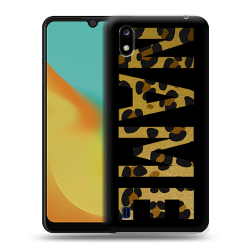 Силиконовый чехол на ZTE Blade A7 (2019) с принтом NAME