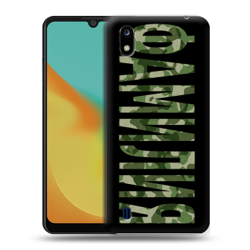 Силиконовый чехол на ZTE Blade A7 (2019) с принтом ФАМИЛИЯ