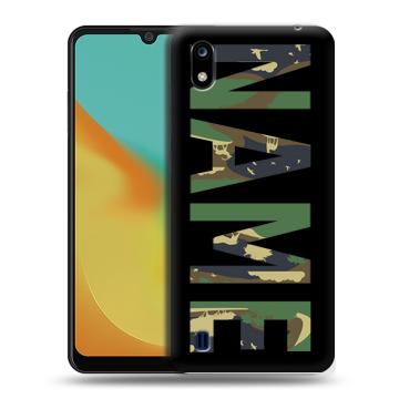 Силиконовый чехол на ZTE Blade A7 (2019) с принтом NAME