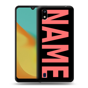 Силиконовый чехол на ZTE Blade A7 (2019) с принтом NAME